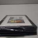 Picrit 9x12 Picture Frame Set of 4, Made of High Definition Real Glass, Display 6x8 with Mat or 9x12 without Mat, Photo Frames for Wall Mounting or Table Top Display, Black