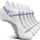 Bigant Boys Socks Low Cut Ankle Cushioned Athletic Socks for 4-12 Years Girls Kids Compression Running Arch Support 6 Pairs (Small)