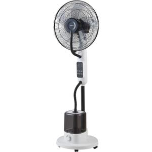16 Oscillating Misting Fan for Bedroom, Misting Pedestal Fan with 4 Speeds & 3 Modes, 1-7H Timer, 4L Independent Humidifier, Quiet Stand Fan for Home, Office, Bedroom