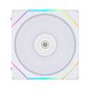 Lian Li - 14TL1W.US - Lian Li UNI FAN TL 140 - 1 x Fan(s) - 103.90 CFM Maximum Airflow - 1800 rpm - Fluid Dynamic (White)
