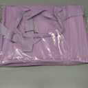 Canvas Tote Bag for Women,Women's Bags Crossbody Bags Work Laptop Tote Bag Large Handbags Purse for Travel Nurse Teacher (New Upgrade Plus Purple With Compartments and Inner Cup Holders)