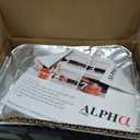Alpha Living 6 Pack - Disposable Chafing Dish Buffet Set, Half Size Pans, Welded Body Food Warmers for Parties, Fuel Cans Complete Set, Warming Trays