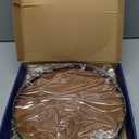 Farmhouse Oak 13" Lazy Susan Turntable Organizer for Cabinet, Round Wooden Lazy Susan Organization and Storage for Dining Table, Pantry, Kitchen, Countertop, Cupboard,Home Decor, Walnut Wood