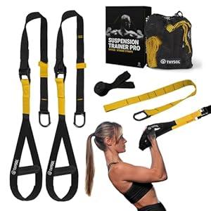 THYSOL Resistance Trainer Pro Xtreme Straps Army | Sling Trainer Set with Adjustable Door Anchor | Fitness Home Workouts - Suitable for Travelling & for Training Indoor & Outdoor