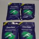 DenTek Triple Clean Advanced Floss Picks, No Break & No Shred Floss, Count. (Pack of 4)