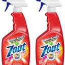 Zout Laundry Stain Remover Spray, Triple Enzyme Formula Removes the Toughest Stains, Made in the USA, 22 Ounce Bottles, 2-Pack