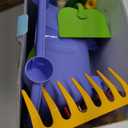 Magic4U 11-Piece Kids Gardening Set with Wheelbarrow, Shovel, Rake, Hoe, Gloves & Apron - Heavy-Duty Steel Tools & Interchangeable Handles, Outdoor Yard Toys for Boys Girls Ages 3-8 (Blue)