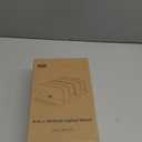 KDD 4-Slot Vertical Laptop Stand with Gravity Locking, 6-in-1 Laptop Holder Desktop Stand, Space-Saving Organizer Fits MacBook/Surface/HP/Dell/Book/Tablet/Switch/Cell Phone and Keyboard