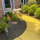 Geelin 6 Pcs 47 Inches Wonderland Metal Corn Stalk Emerald Garden Stake Yard Decorative Outdoor Autumn Harvest Decoration Emerald Garden Stake Yard Lawn Fall for Outdoor Art