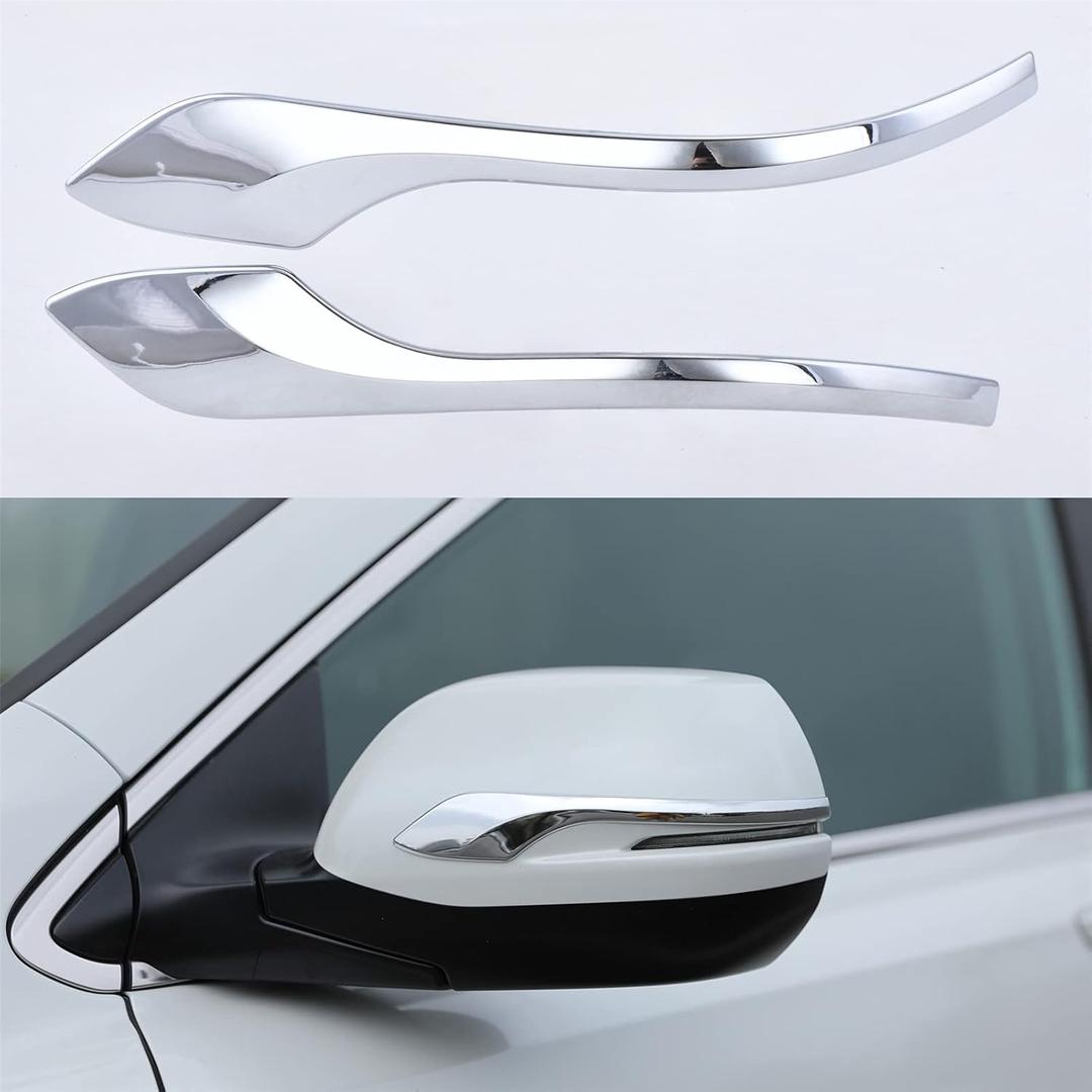 for Honda 2017 2018 2019 2020 2021 2022 CRV CRV Chrome Rear View Mirror Side Molding Cover Trims (Rearview Trims(2 Pcs))
