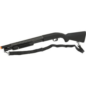Pump Action Airsoft Shotgun with Full Metal/Steel Barrel 300 FPS (Airsoft Gun)