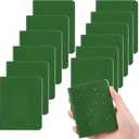 12 Pcs Waterproof Pocket Notebook 3.2" x 4" Field Notebook Green All Weather Notepad Small Rain Waterproof Notepad for Memo Travel Outdoor Tactical Activities Write, 32 Sheet, 64 Page