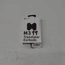 Timekettle M3 Language Translator Earbuds, Two-Way Translator Device with APP for 40 Languages and 13 Offline Translation Packs, Fast Reaction with Revolutionary Al Semantic Tech, Offline Version (Black)