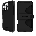 Pelican Voyager iPhone 16 Pro Max Case [Compatible with MagSafe] Rugged Phone Case w/ 18ft Military-Grade Drop Protection - Heavy Duty Phone Cover w/Belt Clip Holster for iPhone 16 Pro Max - Black