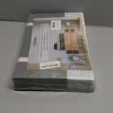 4 Pack Large Closet Storage Baskets Bins for Shelves | Fabric Closet Organizers and Storage with Handles Home Organization | Decorative Collapsible Baskets for Organizing Clothes Toy Nursery 14"x10" (White with Grey)