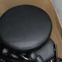 CaressoftPlus Drafting Stool with Back Cushion - Black