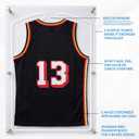 Thyle 32" x 24" Large Hockey Jersey Display Case Acrylic Wall Mount Sports Jersey Display Frame UV Protection for Football Hockey Basketball Baseball Uniforms Oversized Memorabilia Shadow Frame Gift