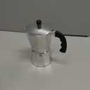Imusa 6 Cup Stovetop Espresso Maker with Heart Shaped Knob, Silver