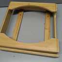 10 inch Paper Plate Dispenser Holder Bamboo Under Cabinet Vertical Rack for Kitchen Countertop Organizer Space Saver Shelf Lid Holder Counter Storage Can Dispenser Pantry Aid Caddy Estante wood