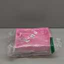 Small Pet Hamster Cage with Running Wheel Water Bottle Food Basin Portable Carrier House Mice Home Habitat for Going Out, Traveling (Pink)