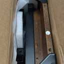 YAOHUOO Dual Monitor Stand Riser, 39Inch Large Monitor Stands for 2 Monitors, Computer Monitor Stand, Wooden Desktop Oraganizer Shelf for Office Desk Computer,Laptop,TV (Brown)