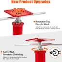 B4B BANG 4 BUCK House Jacks for Leveling Crawlspace, 11" - 16" Height Range, 11023 lbs Max Load Capacity, House Floor Jacks Post Pole for Leveling, 2 Pack
