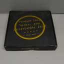 12" Gold Lazy Susan for Table Top, Oak Wood Lazy Susan Turntable Organizer for Dining Coffee Table Centerpiece Bar Decor Kitchen Countertop Bathroom Vanity Decorative Tray for Perfume Jewelry Round