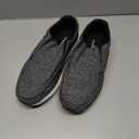 Men's Orthopedic Slip-On Loafers Walking Shoes with Arch Support: Comfortable Soft Loafers for Swollen Feet, Diabetic Driving Loafers for Plantar Fasciitis Relief Black Size 8