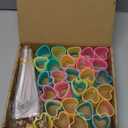 JOYIN 28 Packs Valentine's Day Animal Cards with Coil Springs Rainbow Springs, Stress Relief Coil Toys with Cards for Kids Valentine's Classroom Exchange Prizes Game Prizes, Valentine's Party Favors