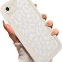 MOWIME Compatible with iPhone 7/8/SE 2020 Case, Cheetah Print Shockproof Soft TPU Protective Case for Women Girls, Slim Anti Scratch Leopard Case for iPhone 7/8/SE 2020 4.7 Inch, White