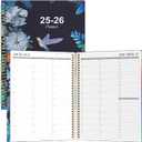 2025-2026 Appointment Book, 25-26 Planner Quarter-Hourly, Weekly & Monthly - from July 2025 - June 2026, A4 Weekly Planner with Colorful Tabs, Hardover, Note Pages, Pockets, Spiral Binding (8.5"x11")