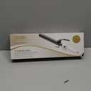 HOT TOOLS Pro Artist Nano Ceramic Curling Iron/Wand | For Smooth, Shiny Hair (1” in) Black/White