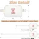 Birthday Gifts for 4 5 6 7 8 9 10 11 12 13 Year Old Girls,Gifts for Teens Kids Daughter Sister Her,Two Way Zipper Crossbody Bag Fanny Pack Belt Bag Cute Trendy Stuff - Cream,E