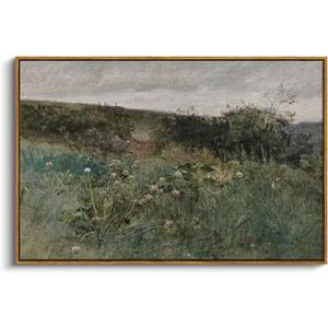9 x InSimSea Framed Canvas Wall Art Vintage Decor, Rustic Classical Paintings for Wall Decorations, Large Prints Artwork, Living Room Home Kitchen Farmhouse Bathroom Decor, 24"x36"