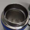 Insulated Water Bottle 2 Pack-16 oz Stainless Steel Vacuum Sports Water Bottle Wide Mouth Flask with Leakproof Spout Lid (Navy-Grass Green)