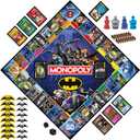 Monopoly Batman Edition Board Game | Monopoly Game for Batman Fans | Ages 8 and Up | 2 to 4 Players | Family Games | Strategy Games for Kids and Adults (Amazon Exclusive)