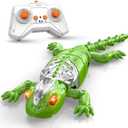 2026 Newly Wall Crawler Gecko, Rechargeable Remote Control Robot Kids Toys, Children's Remote-Controlled Gecko Crawling toyWall Climbing Toy for Kids 4+ Years (Green)