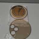 Rotating Makeup Organizer Countertop, DIY Adjustable Trays Spinning Skincare Organizers, Cosmetic Display Shelf with Perfume & Brush Holder, Multi-Function Desk Storage Carousel for Vanity Bathroom