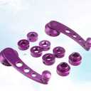 BESPORTBLE Window Crank Handle Replacement, Universal Window Winder Universal Window Winder Car Window Riser Handle Aluminum Alloy Automotive Replacement Riser (1 Pair, Purple)