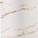 7" Marble Utensil Holder, Large Kitchen Utensil Holder Organizer , Golden Marble White Stable Utensil Crock Spatula Holder for Kitchen Counter Countertop Farmhouse Cooking Tools Holder