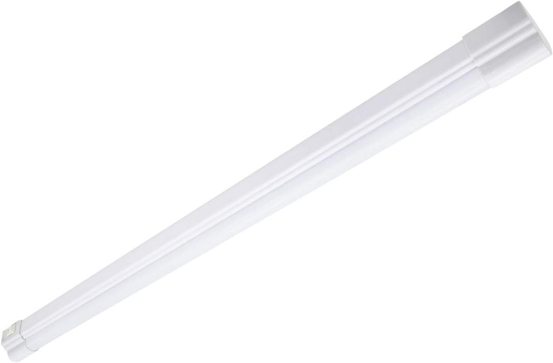 Maxxima 24 inch LED Under Cabinet Light - 1200 Lumens Warm White 3000K, Undermount Strip Lighting for Kitchen, Closet, and Bedroom, On/Off Switch, Plug in
