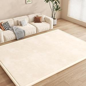 Baby Play Mat for Floor, 1.3'' Thick Memory Foam Tummy Time Mat - Super Soft Coral Velvet Nursery Rug with Non-Slip Backing, Crawling Rug for Toddlers/Infants, Yoga & Tatami Use, 79''x 118''