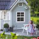 Shed Windows 2 Pack, Chicken Coop Windows 24" x 36" with Tempered Glass and Fiberglass Screen, Flush Mounted Small Window for Shed, Barns, Playhouse, Household, Garage (White)