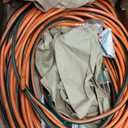 Go Green Power Inc. 16/3 100ft Outdoor Extension Cord - Heavy Duty, Lighted End, Contractor Grade SJTW Cable - Moisture & Abrasion Resistant - GG-13700 (100 ft, Orange)