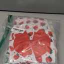 Sanwuta 8 Pieces Dog Bowknot Dresses Puppy Clothes Outfits Princess Dresses Soft Lightweight Summer Fruit Floral Pattern Pet Skirts for Girl Puppy(Large)