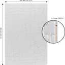 JAPCHET 12 Sets 15 x 11 Inches Sublimation Puzzle Blanks, 200 Pieces White Blank Sublimation Jigsaw Puzzles, DIY Custom Puzzle for Heat Press Thermal Transfer Printing Craft