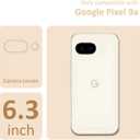 Christmas Phone Case for Google Pixel 9/9 Pro - Clear Transparent Soft TPU Case with Xmas Gingerbread Man Pattern, Cute Protective Cover for Boys Girls (6.3 Inch)