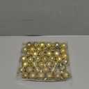 DITK-U 42pcs Glitter Christmas Balls Shatterproof Christmas Tree Baubles Xmas Tree Ornaments Baubles for Xmas Tree Holiday Wedding Party Decoration(Gold)