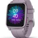 FITVII Fitness Tracker, Smart Watch with 24/7 Blood Pressure Heart Rate and Blood Oxygen Monitor, Sleep Tracker with Calorie Step Counter, IP68 Waterproof Activity Tracker for Women Men Android iOS (Orchid Purple)