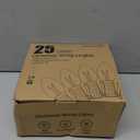 Minetom C9 Multicolor Christmas String Lights, 25FT 25 Blubs Bright & Warm Outdoor Christmas Lights, Long Life C9 String Lights for Tree Patio Gazebo Wreath, Multicolor Green Wire